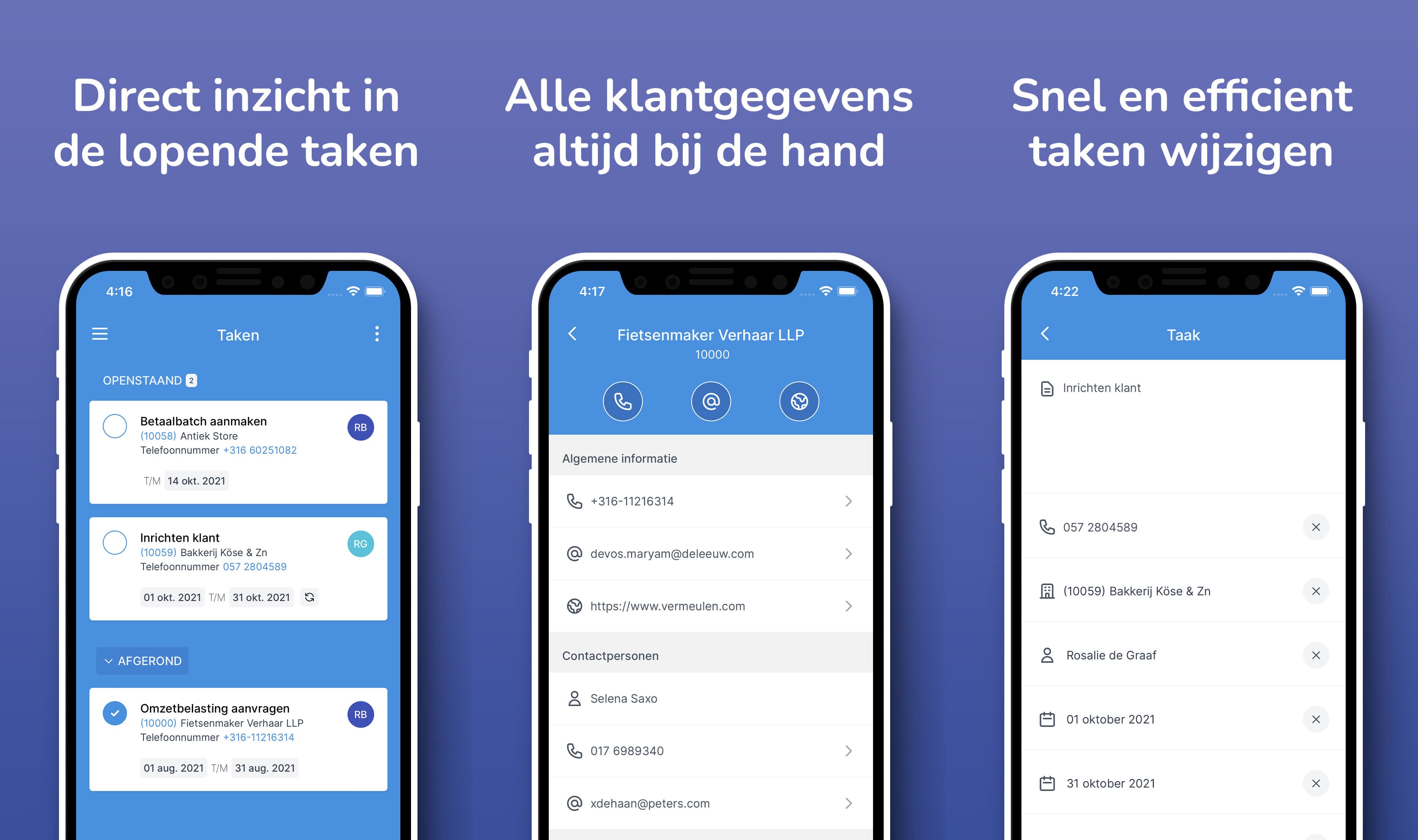 Facebook iOS & Android-app showcase